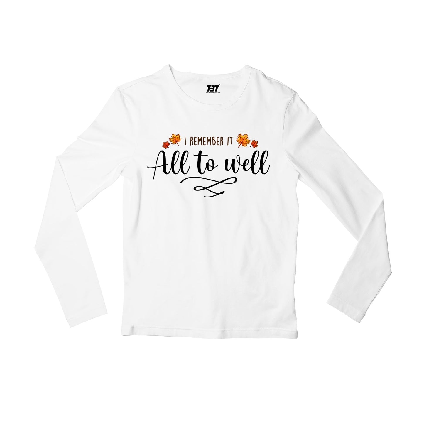 taylor swift all too well full sleeves long sleeves music band buy online india the banyan tee tbt men women girls boys unisex white