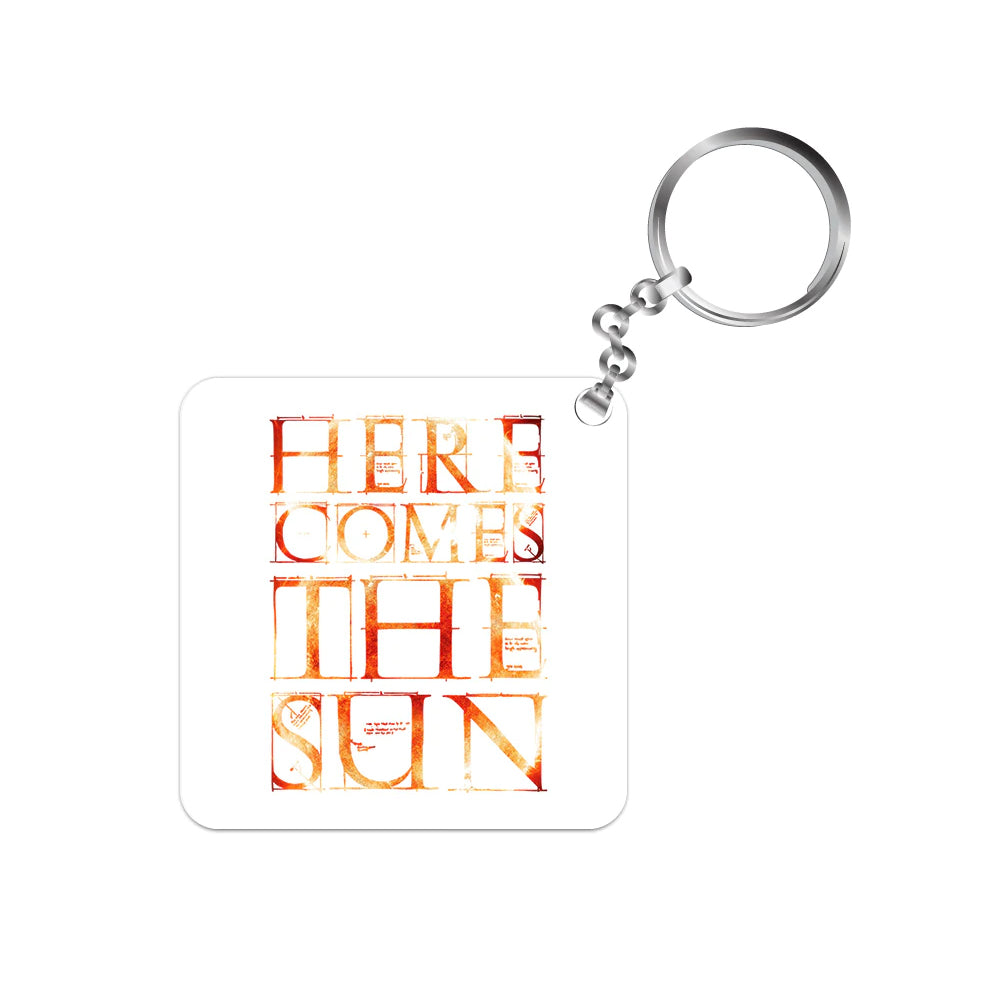 the beatles keychain keyring music band rock n roll pop here comes the sun