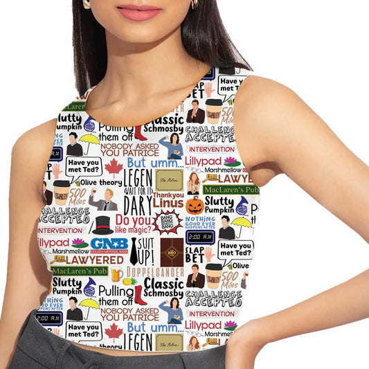 how i met your mother iconic couch all over printed crop tank tv & movies buy online india the banyan tee tbt men women girls boys unisex xs