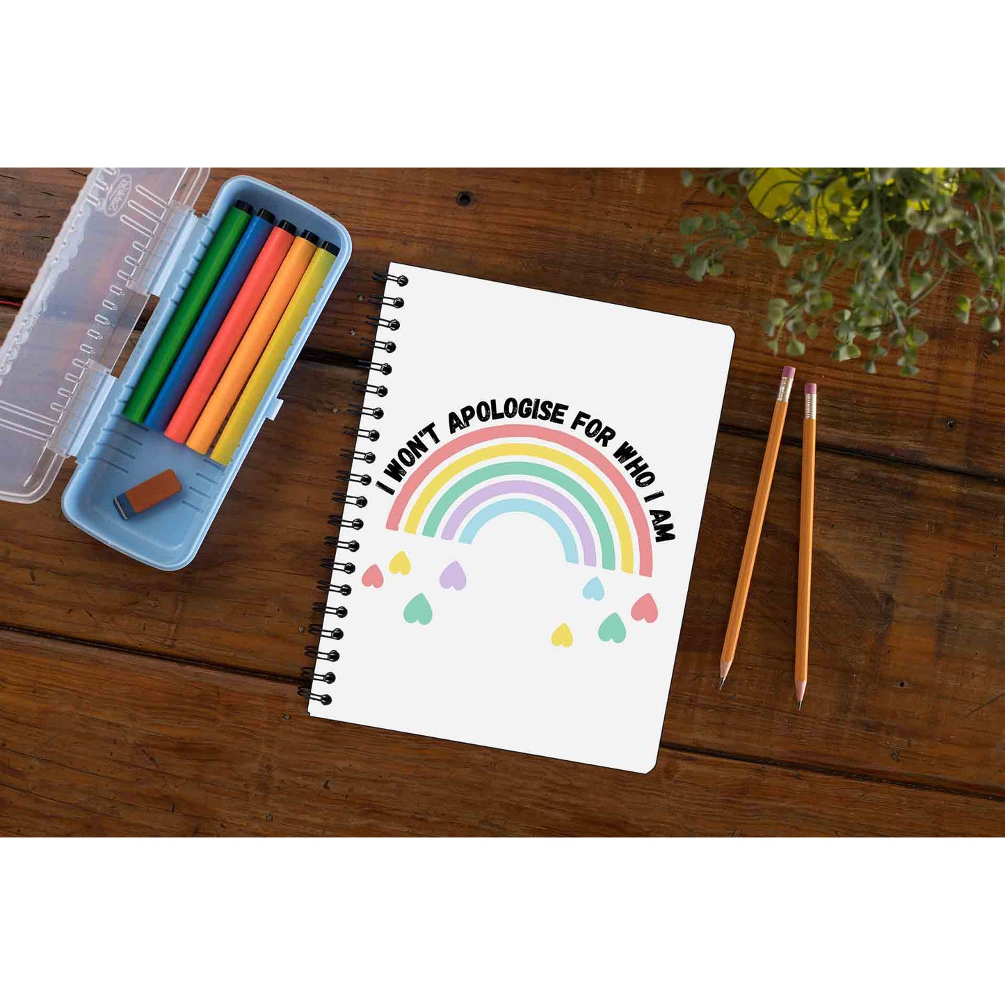 pride i won't apologise for who i am notebook notepad diary buy online india the banyan tee tbt unruled - lgbtqia+