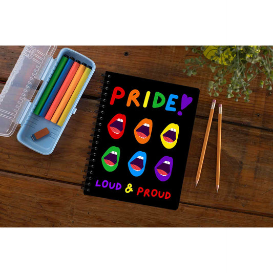 pride loud and proud notebook notepad diary buy online india the banyan tee tbt unruled - lgbtqia+