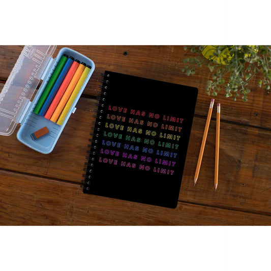 pride love has no limit notebook notepad diary buy online india the banyan tee tbt unruled - lgbtqia+