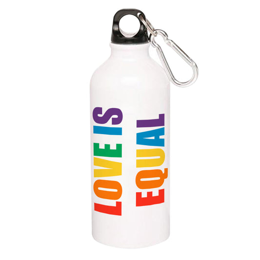 pride love is equal sipper steel water bottle flask gym shaker printed graphic stylish buy online india the banyan tee tbt men women girls boys unisex  - lgbtqia+
