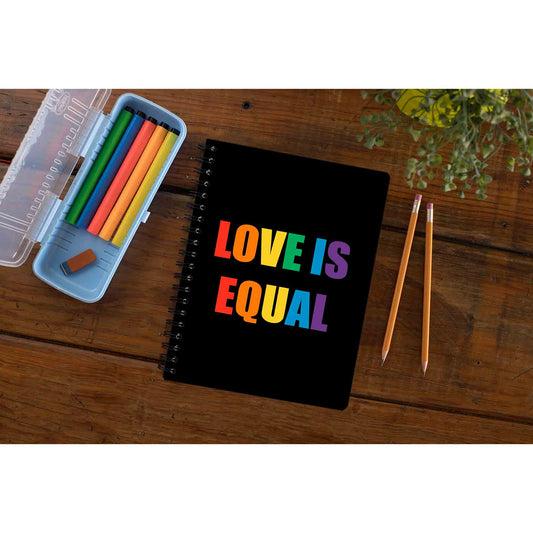 pride love is equal notebook notepad diary buy online india the banyan tee tbt unruled - lgbtqia+