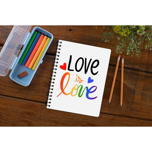 pride love is love notebook notepad diary buy online india the banyan tee tbt unruled - lgbtqia+