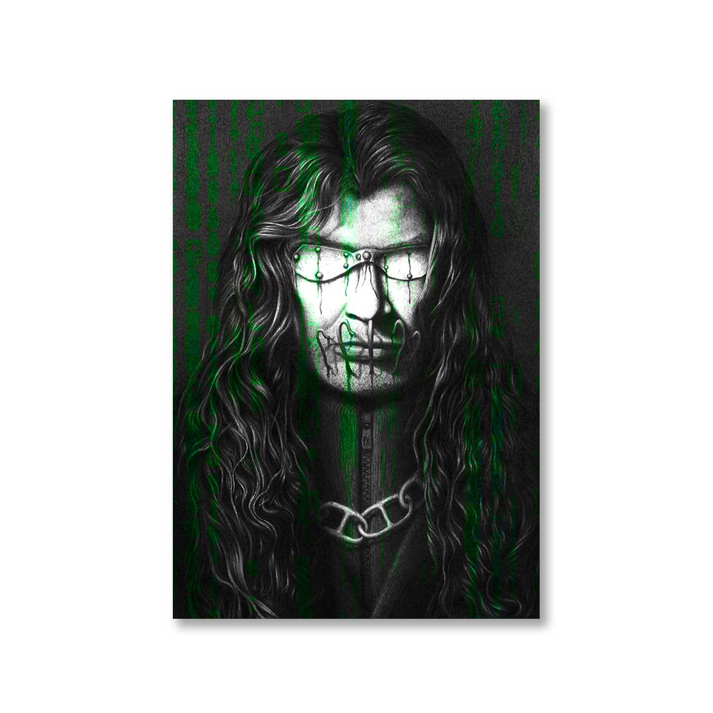 megadeth megadave poster wall art buy online india the banyan tee tbt a4