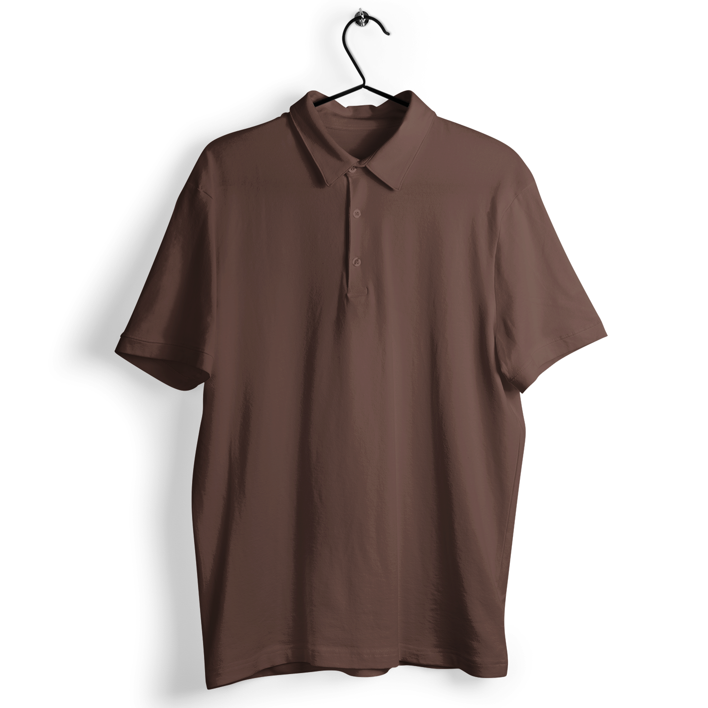 Coffee Brown Polo T shirt Premium Cotton Wardrobe Essential S (Chest 38 IN) Coffee Brown