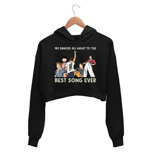 one direction best song ever crop hoodie hooded sweatshirt upper winterwear music band buy online india the banyan tee tbt men women girls boys unisex black