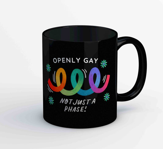 pride openly gay mug coffee ceramic printed graphic stylish buy online india the banyan tee tbt men women girls boys unisex  - lgbtqia+