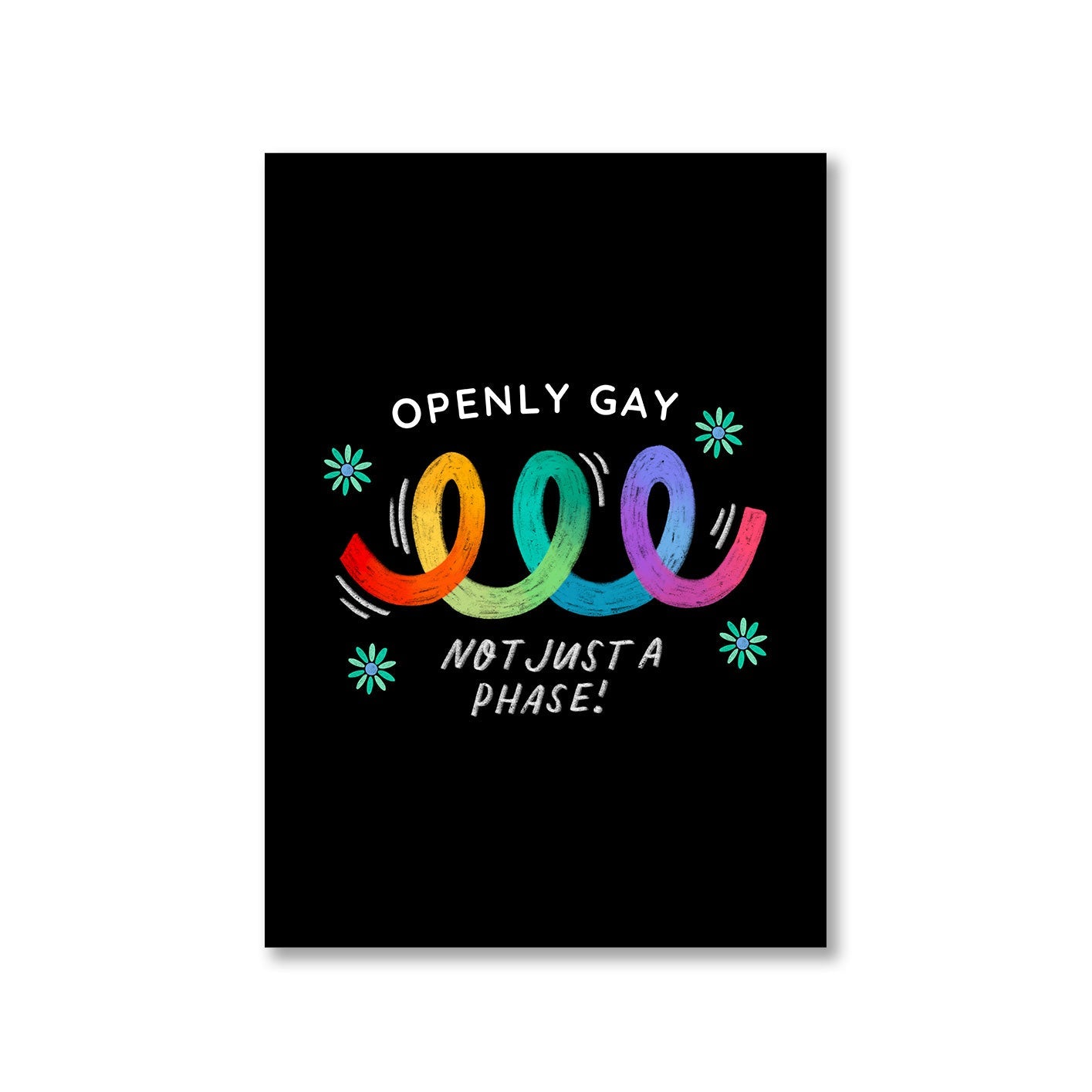 pride openly gay poster wall art buy online india the banyan tee tbt a4 - lgbtqia+