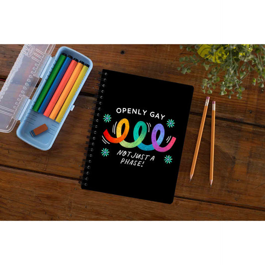 pride openly gay notebook notepad diary buy online india the banyan tee tbt unruled - lgbtqia+