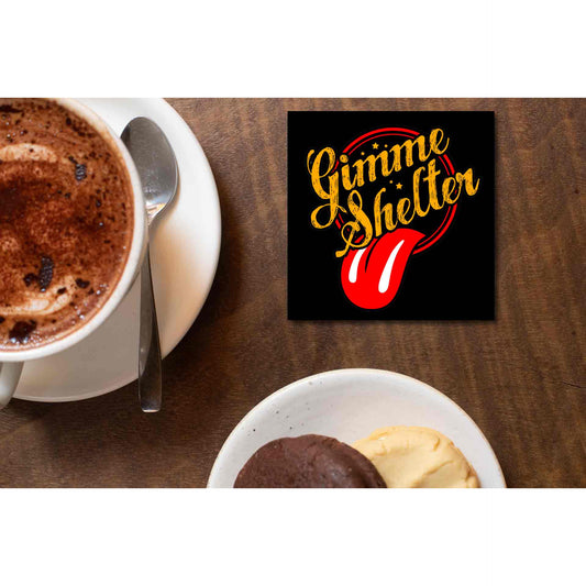 the rolling stones gimme shelter coasters wooden table cups indian music band buy online india the banyan tee tbt men women girls boys unisex