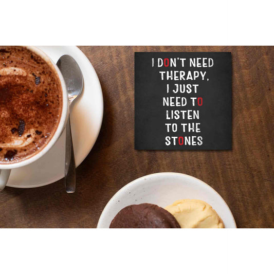 the rolling stones i don't need therapy coasters wooden table cups indian music band buy online india the banyan tee tbt men women girls boys unisex
