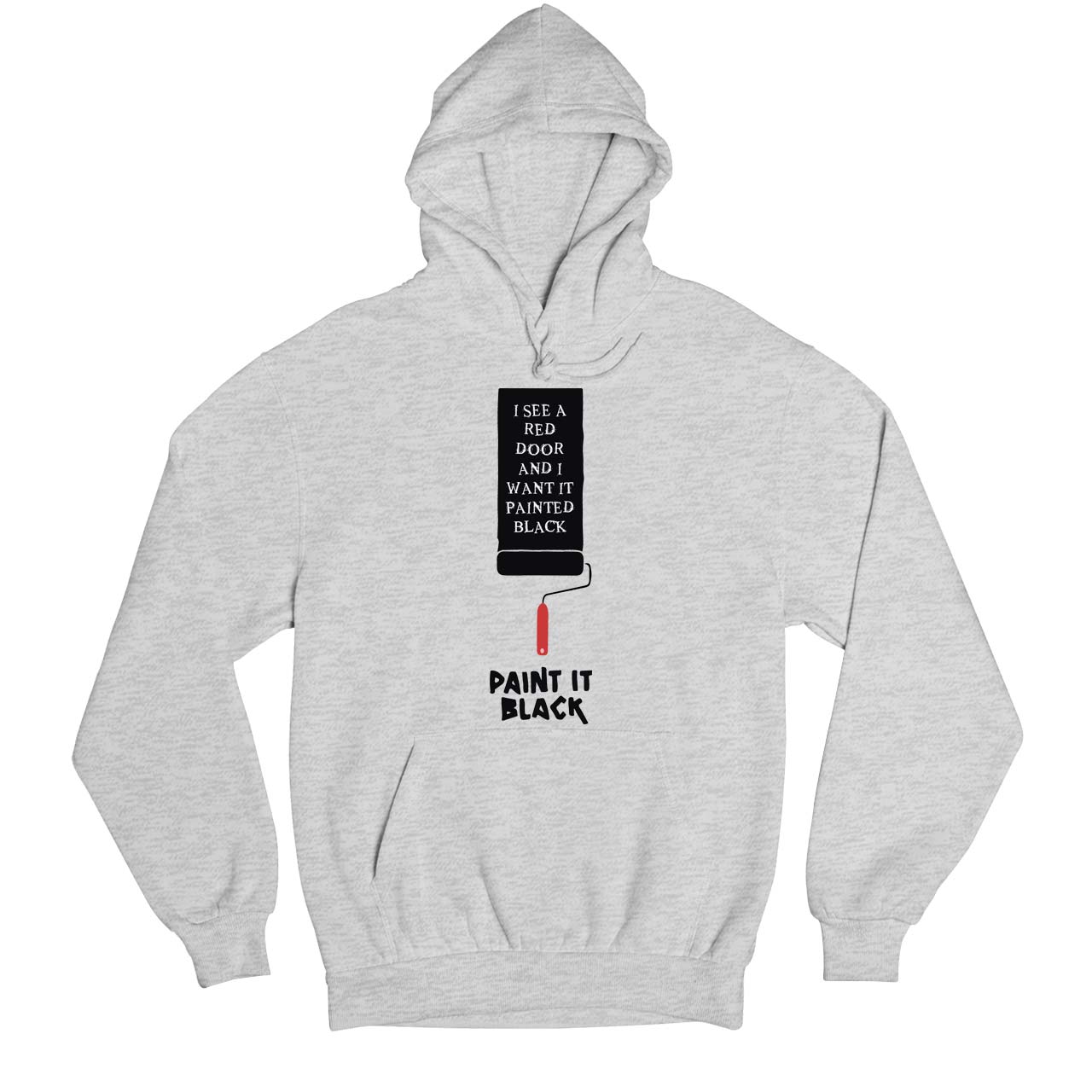 the rolling stones paint it black hoodie hooded sweatshirt winterwear music band buy online india the banyan tee tbt men women girls boys unisex gray