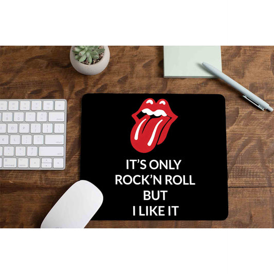 the rolling stones rock 'n roll  mousepad logitech large anime music band buy online india the banyan tee tbt men women girls boys unisex