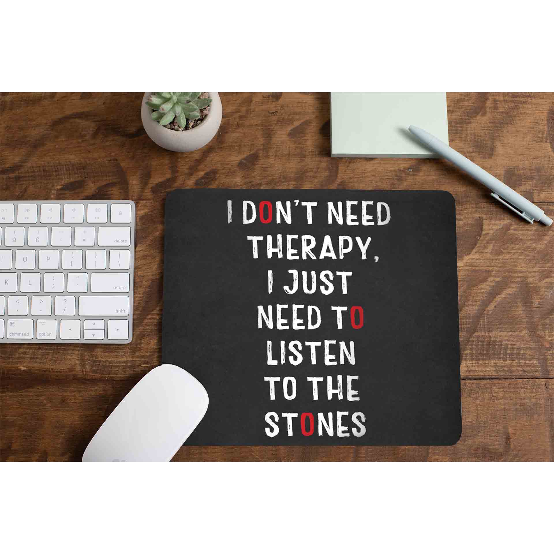 the rolling stones i don't need therapy mousepad logitech large anime music band buy online india the banyan tee tbt men women girls boys unisex