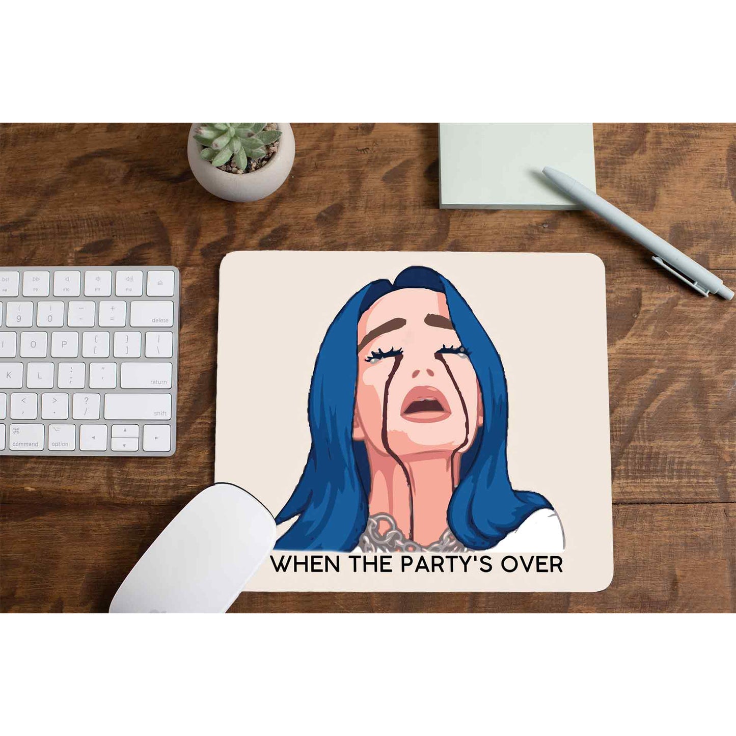 billie eilish when the party's over mousepad logitech large anime music band buy online india the banyan tee tbt men women girls boys unisex