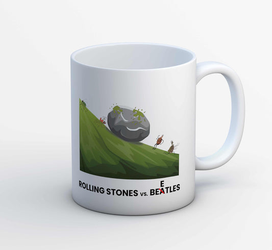 the rolling stones rolling stones vs. beetles mug coffee ceramic music band buy online india the banyan tee tbt men women girls boys unisex