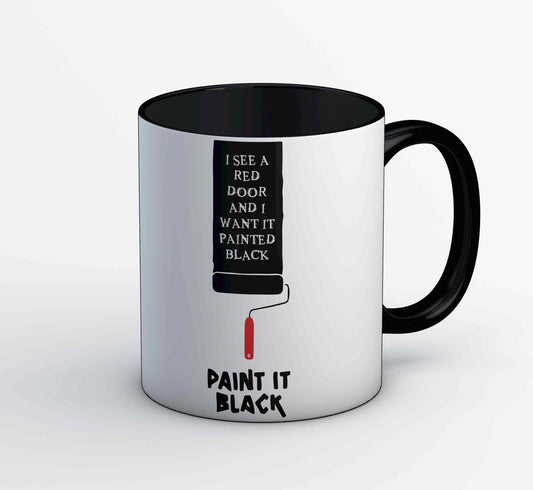 the rolling stones paint it black mug coffee ceramic music band buy online india the banyan tee tbt men women girls boys unisex