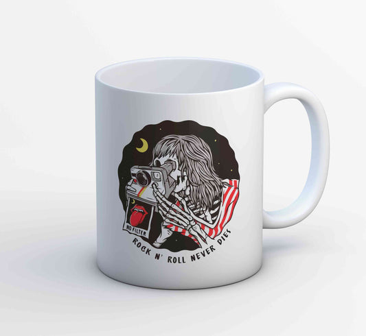 the rolling stones rock 'n roll never dies mug coffee ceramic music band buy online india the banyan tee tbt men women girls boys unisex