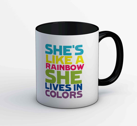 the rolling stones she's like a rainbow mug coffee ceramic music band buy online india the banyan tee tbt men women girls boys unisex