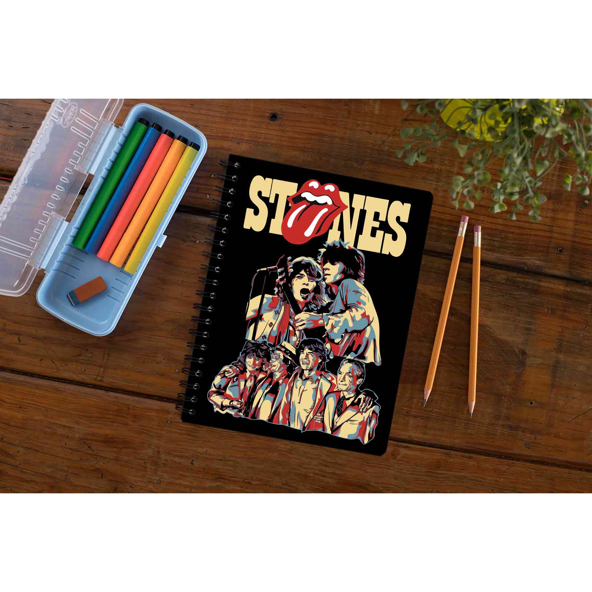 the rolling stones stones notebook notepad diary buy online india the banyan tee tbt unruled