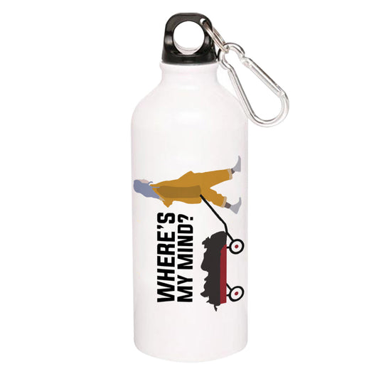 billie eilish bellyache sipper steel water bottle flask gym shaker music band buy online india the banyan tee tbt men women girls boys unisex  where's my mind