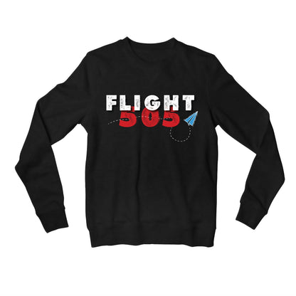 the rolling stones flight 505 sweatshirt upper winterwear music band buy online india the banyan tee tbt men women girls boys unisex black