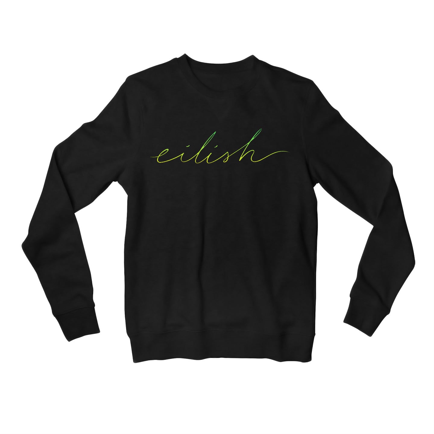 billie eilish eilish sweatshirt upper winterwear music band buy online india the banyan tee tbt men women girls boys unisex black