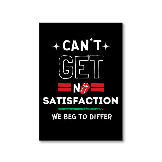 the rolling stones can't get no satisfaction poster wall art buy online india the banyan tee tbt a4