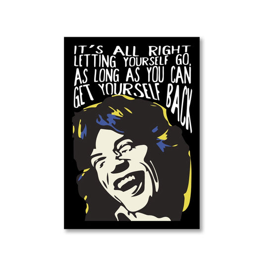 the rolling stones mick quote poster wall art buy online india the banyan tee tbt a4