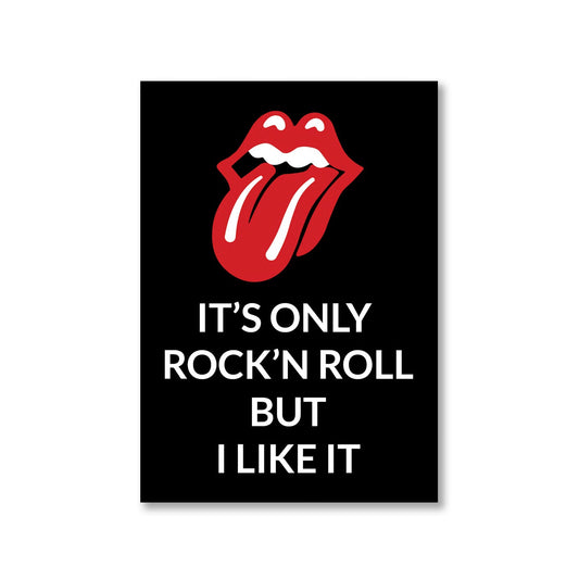 the rolling stones rock 'n roll  poster wall art buy online india the banyan tee tbt a4