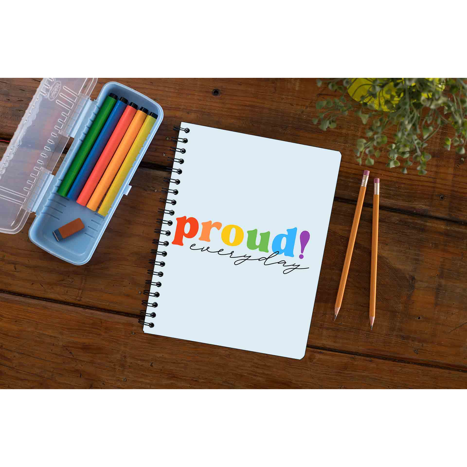 pride proud everyday notebook notepad diary buy online india the banyan tee tbt unruled - lgbtqia+