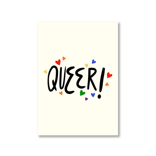 pride queer poster wall art buy online india the banyan tee tbt a4 - lgbtqia+