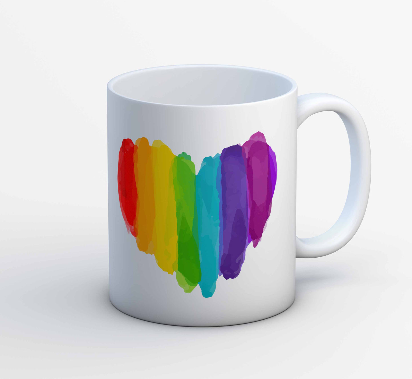 pride rainbow heart mug coffee ceramic printed graphic stylish buy online india the banyan tee tbt men women girls boys unisex  - lgbtqia+