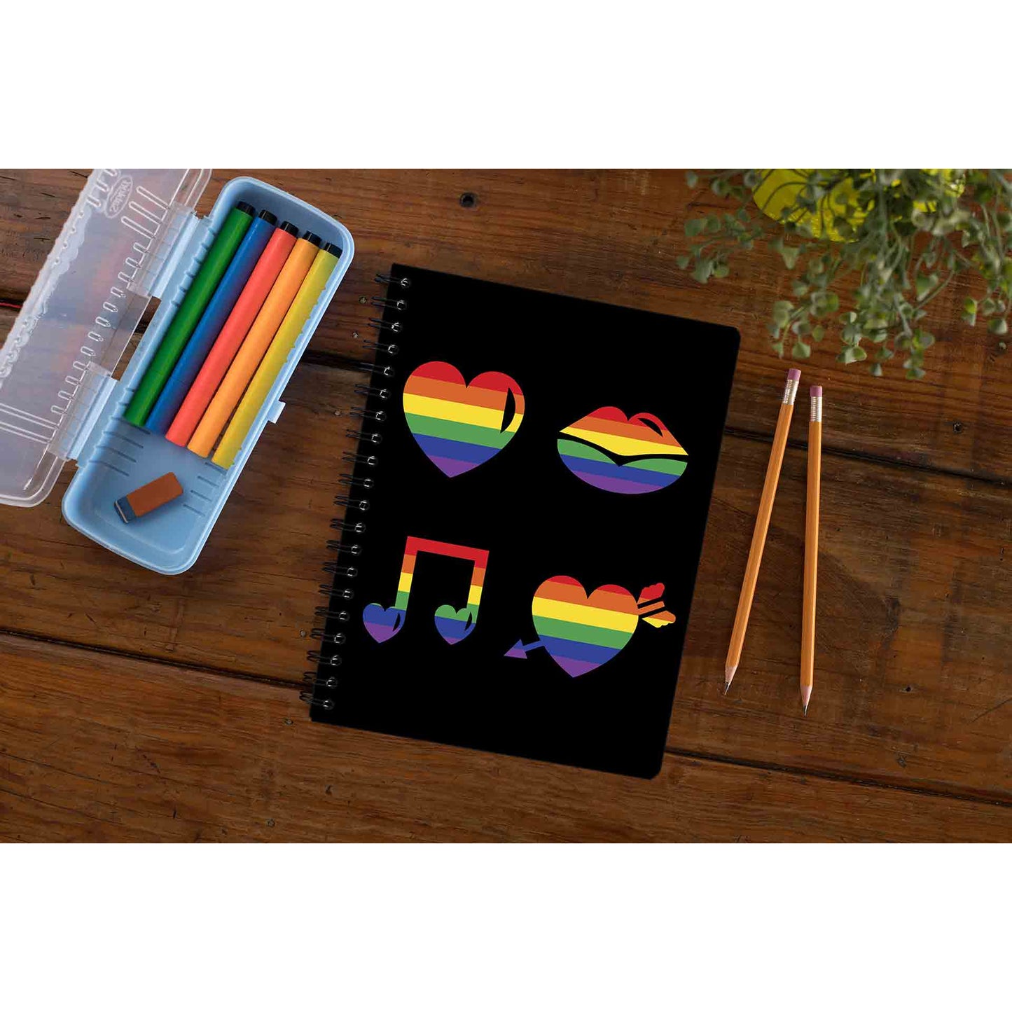 pride rainbow love notebook notepad diary buy online india the banyan tee tbt unruled - lgbtqia+