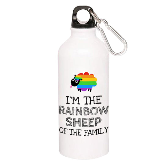 pride rainbow sheep of the family sipper steel water bottle flask gym shaker printed graphic stylish buy online india the banyan tee tbt men women girls boys unisex  - lgbtqia+