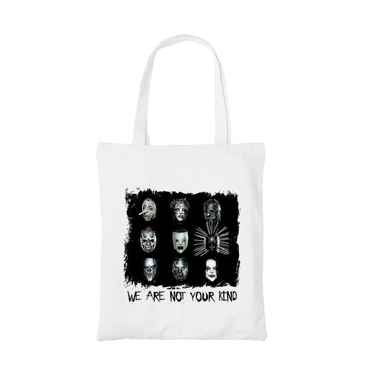 slipknot we are not your kind tote bag hand printed cotton women men unisex