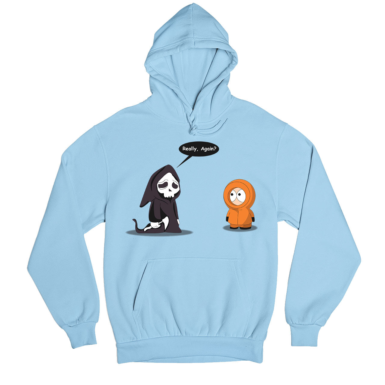 south park grim reaper hoodie hooded sweatshirt winterwear tv & movies buy online india the banyan tee tbt men women girls boys unisex gray south park kenny cartman stan kyle cartoon character illustration grim reaper