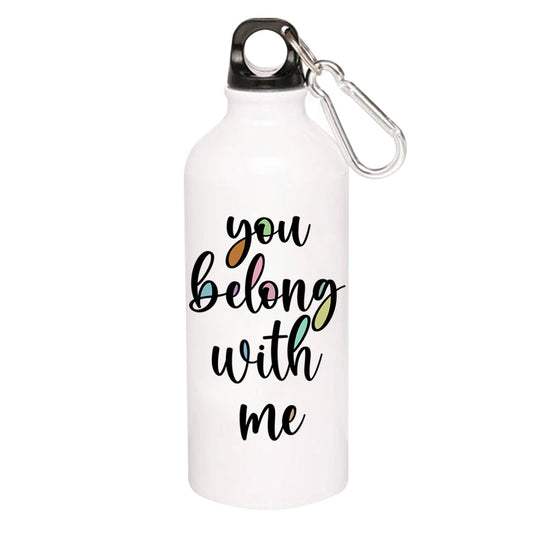 taylor swift you belong with me sipper steel water bottle flask gym shaker music band buy online india the banyan tee tbt men women girls boys unisex