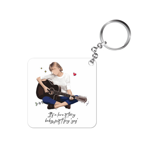 taylor swift love story keychain keyring for car bike unique home music band buy online india the banyan tee tbt men women girls boys unisex