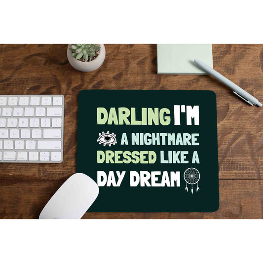 taylor swift blank space mousepad logitech large anime music band buy online india the banyan tee tbt men women girls boys unisex  darling i'm a nightmare dressed like a daydream