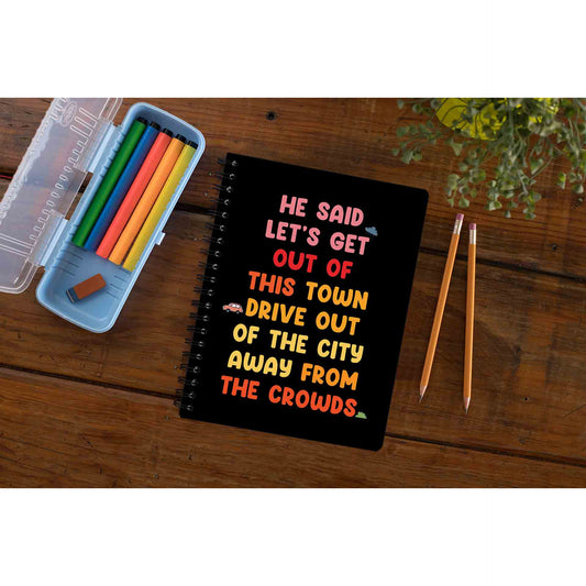 taylor swift wildest dreams notebook notepad diary buy online india the banyan tee tbt unruled he said let's get out of this town