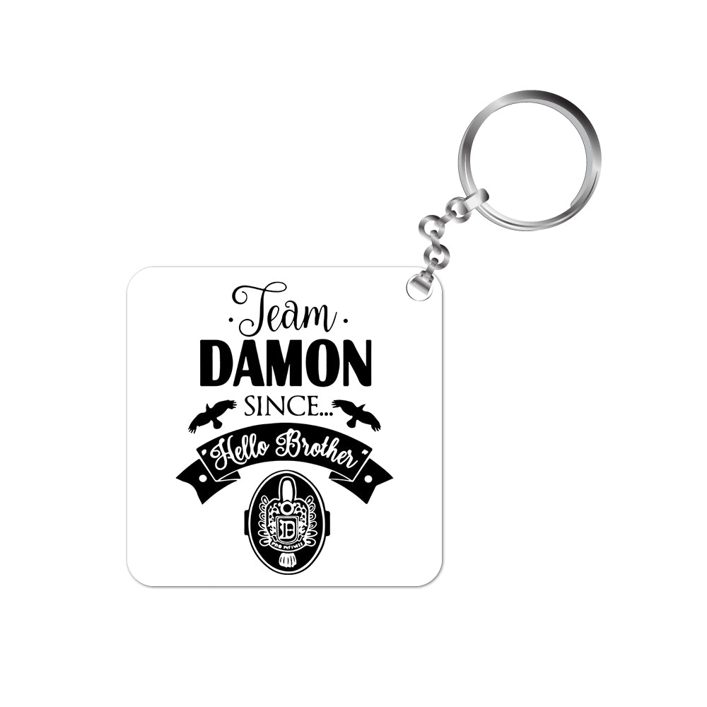The Vampire Diaries Keychain - Team Damon The Banyan Tee TBT