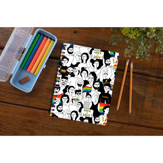 pride united by love notebook notepad diary buy online india the banyan tee tbt unruled - lgbtqia+