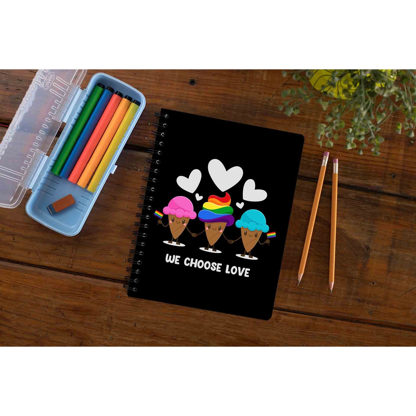 pride we choose love notebook notepad diary buy online india the banyan tee tbt unruled - lgbtqia+
